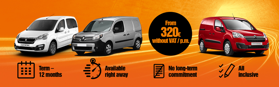 VW Caddy, Peugeot Rifter, Ford Tourneo Connect car leasing - long term rental | SIXT Leasing